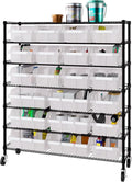 Seville Classics Heavy Duty NSF Bin Rack Solid Steel Wire Shelving Storage Unit by SevilleClassics