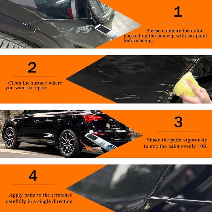 Mythos Black Metallic Touch Up Paint Compatible - Image 6