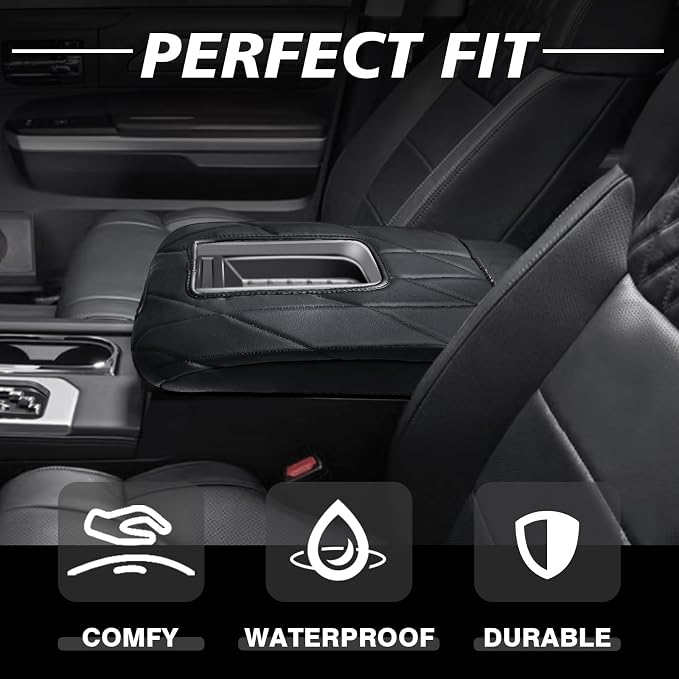 Muslogy Center Console Armrest Cover Compatible - Image 3