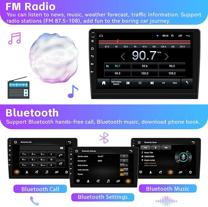 2+64G Android 13 Car Stereo for Hyundai Santa Fe IX45 2013-2018 - Image 5