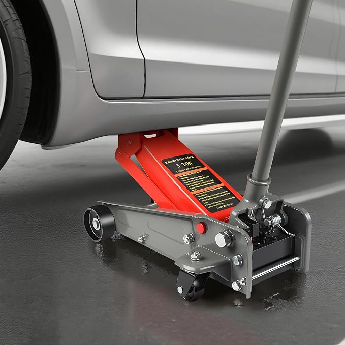 3 Ton Floor Jack, 6600 LBS Heavy Duty Hydraulic Floor Jack, Lift Range:5.31'' - Image 6
