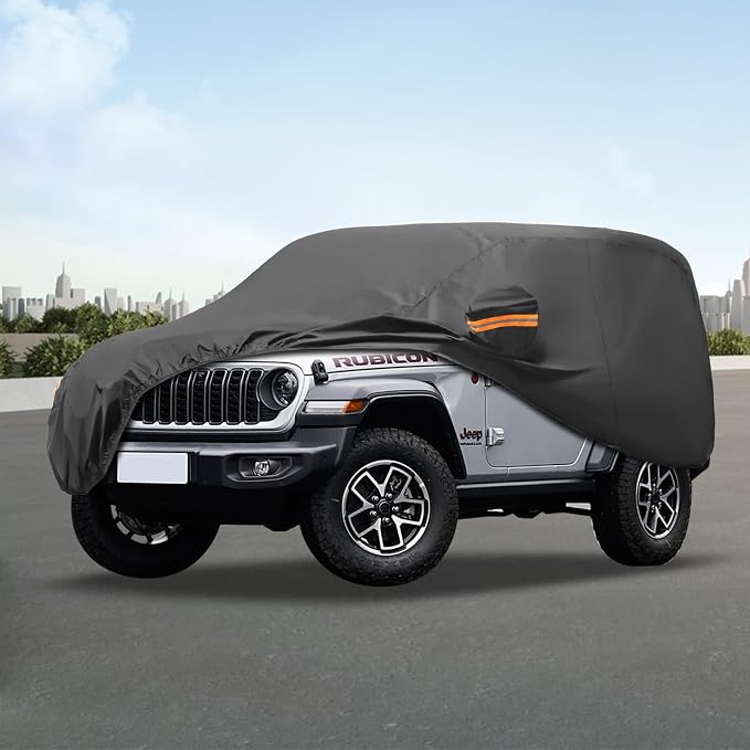 MORNYRAY Compatible with Jeep Wrangler 2 Door, Custom Fit JK JL TJ YJ CJ - Image 6