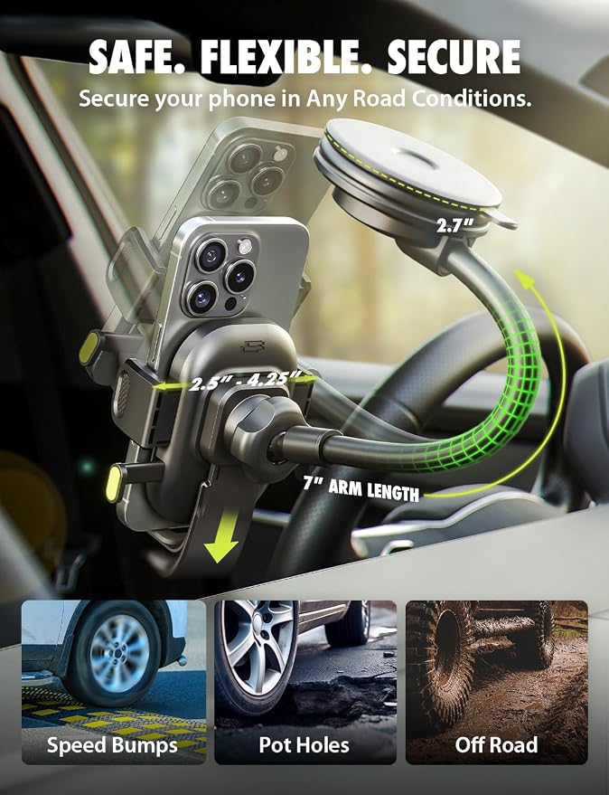 Bracketron OneClick Flexible Phone Holder - Image 7