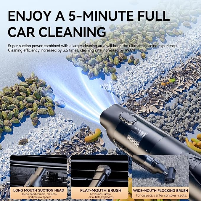 Rendoo Cordless Car Vacuum Cleaner - Image 3