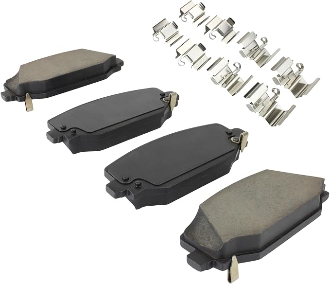 Premium Ceramic Rear Brake Pads Compatible - Image 2