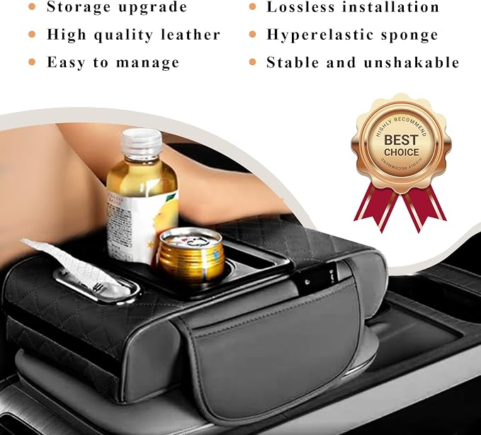 Car arm Rest Cover Pad, 5-in-1 Center Console Cover - Image 7