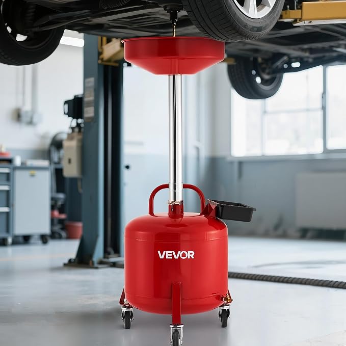 VEVOR 8 Gallon Waste Oil Drain Tank, Industrial Fluid Drain Tank - Image 8
