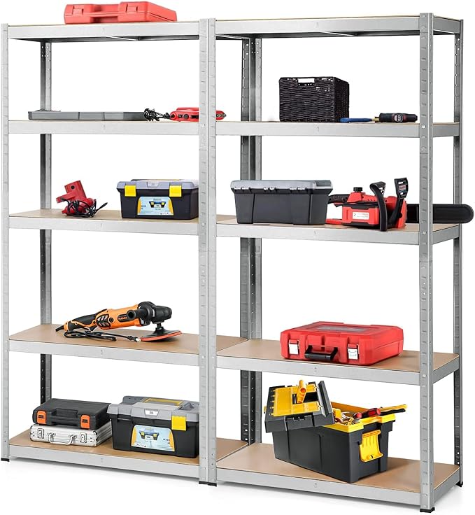 ERGOMASTER 5 Tiers Steel Shelves by ERGOMASTER