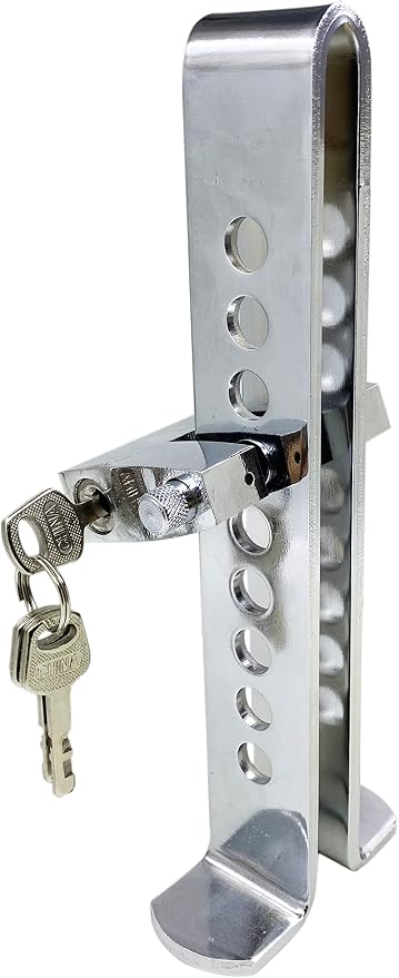 22.5cm Anti-Theft Auto Brake Clutch Lock Stainless Steel Vehicle Security - Image 5