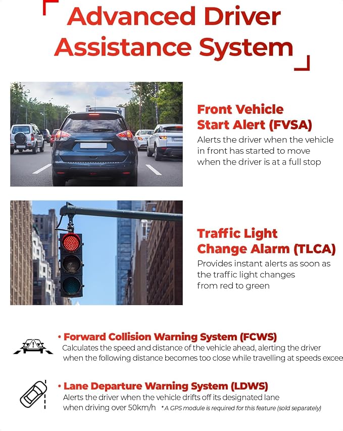 THINKWARE ARC Dash Cam with Smart Driving Alert System, 3X Energy Saving - Image 7