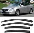 Window Visors Rain Guards for 2002 2003 2004 2005 2006 Nissan Altima, by YQAUTEC