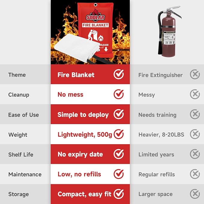 Fire Blanket Emergency for Home Kitchen - Image 8