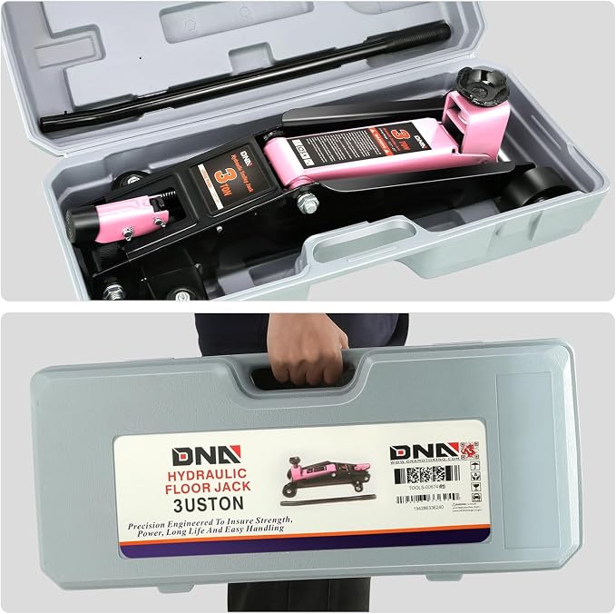 DNA MOTORING 3 Ton Low Profile Floor Jack, 3 tons Capacity Fast Lift Hydraulic - Image 6