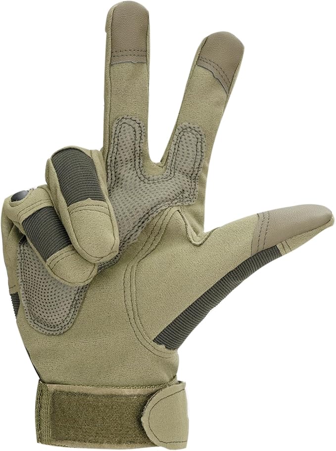 Touchscreen Tactical Gloves for Outdoor Protection Gloves, Motorcycle Riding - Image 4