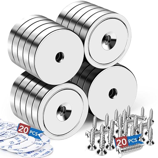 LOVIMAG Neodymium Cup Magnets, 110LBS Holding Force Strong Rare Earth Magnets by LOVIMAG
