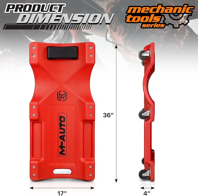 M-AUTO Plastic Rolling Garage Creeper - Image 2