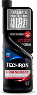 Chevron Techron High Mileage Fuel System Cleaner, 12 oz by ChevronProductsCompany