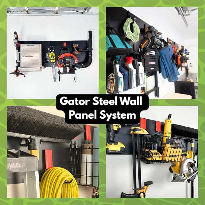 GATOR MAGNETICS Wall Panel Storage & Organization System Kit- Includes 3 Wall - Image 5