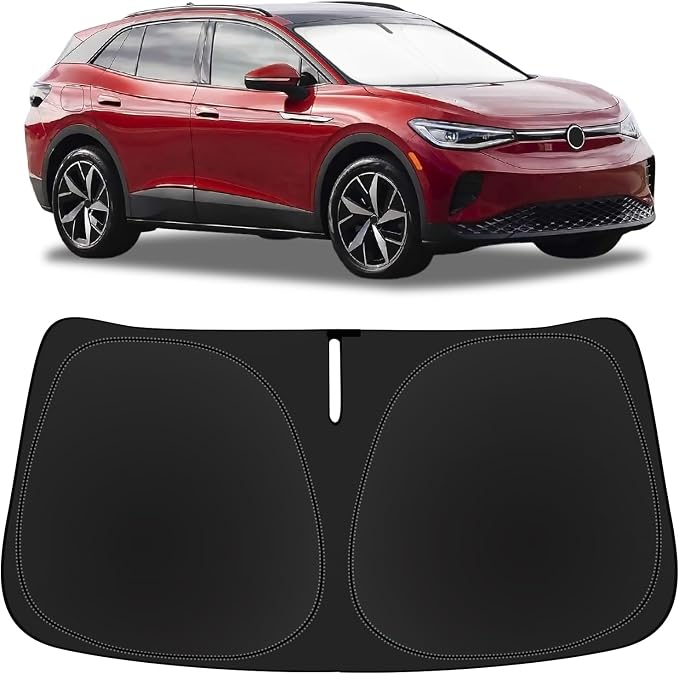Sun Shade for VW ID.4 Windshield Sun Shade Custom Fit 2021-2023 2024 2025 VW by SLOGENTO