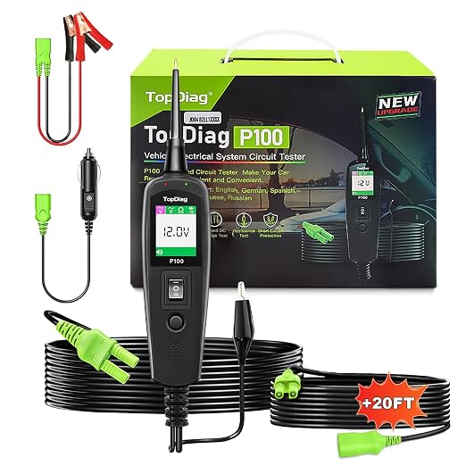 Circuit Tester Automotive, Power Circuit Probe Tester, Test Light Automotive by TopDiag