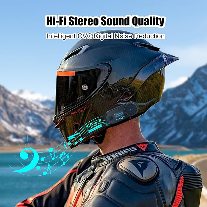 FreedConn TCOM SC Motorcycle Helmet Bluetooth Headset, Motorcycle Communication - Image 7