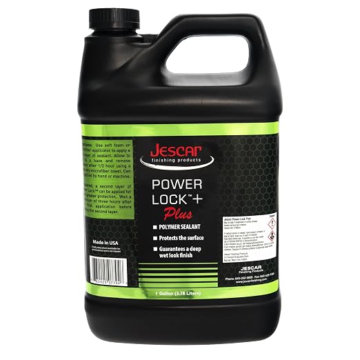 Jescar Power Lock Plus Polymer Sealant - 128oz - Durable High-Gloss Paint by JescarFinishingProducts