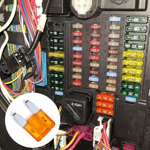 100 Pack Auto Fuses 5 AMP APM/ATM 32V Mini Blade Style Fuses 5A Short Circuit - Image 5