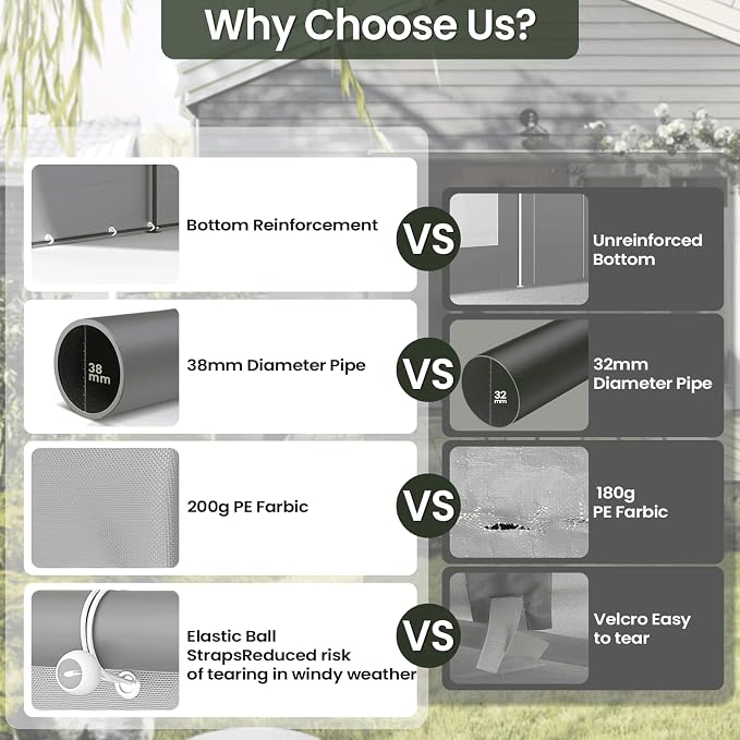 Carport 10x20 Ft, Heavy Duty Car Canopy - Image 6