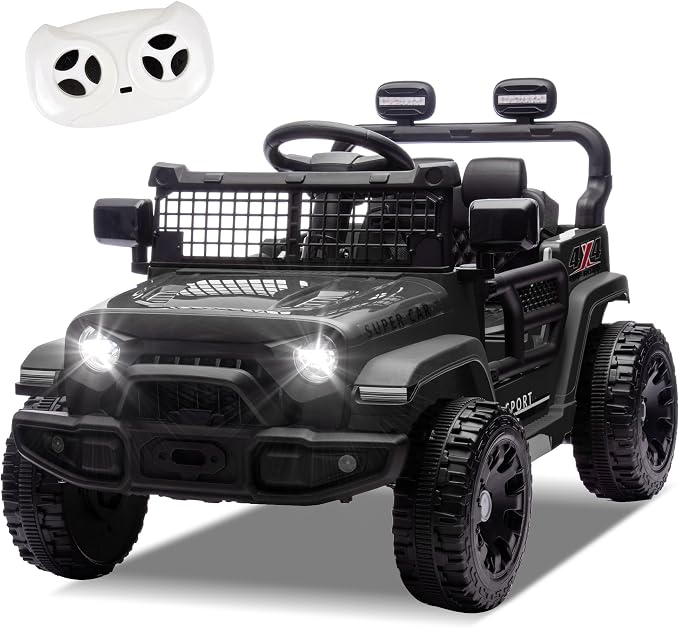 24V Ride on Toys with Parents Control, Ride on Truck Car with Four-Wheel by BCARORUR