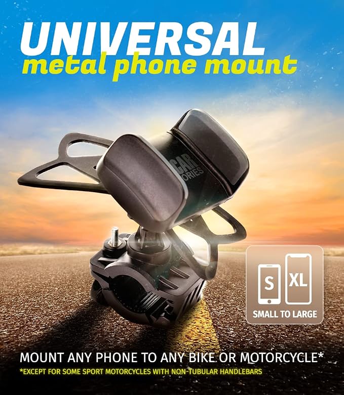 Metal Bike & Motorcycle Phone Mount - Image 2