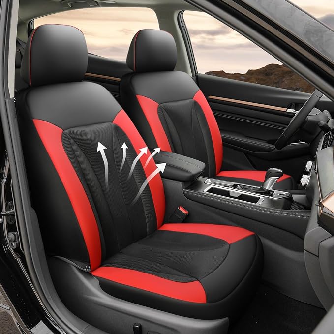 GIANT PANDA Front Seat Cover for Nissan, 3D Air Mesh Car Seat Covers Custom Fit by GIANTPANDA