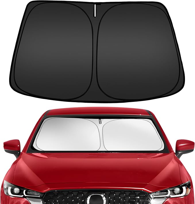 ARISMOTOR Windshield Sun Shade for Mazda CX5 2017-2025, Custom Fit Foldable by ARISMOTOR