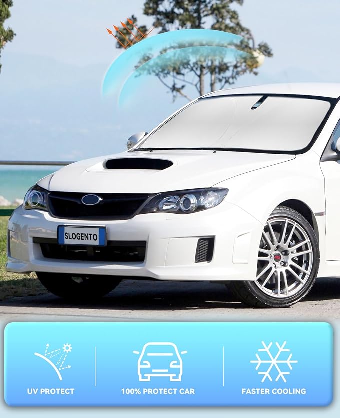 Sun Shade for Impreza Windshield Sunshade for 2017-2023 2024 2025 Subaru - Image 5