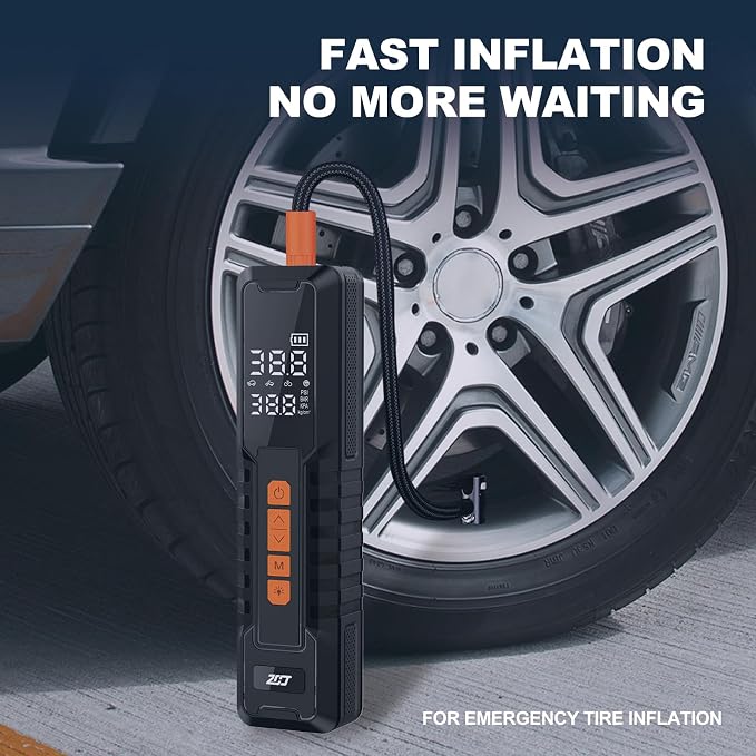 Tire Inflator Portable Air Compressor, Air Pump - Image 2