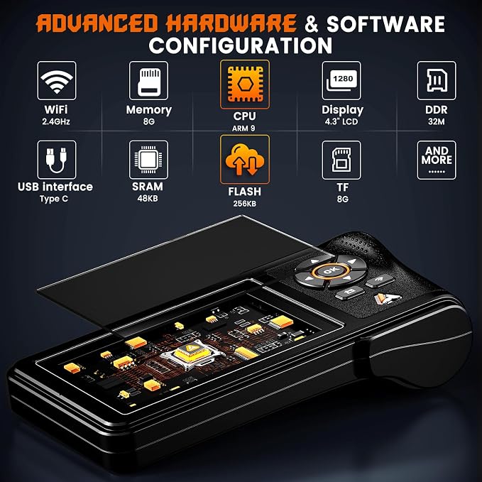 ANCEL HD430 Heavy Duty Truck Scanner, DPF Reset & Forced Regeneration - Image 6