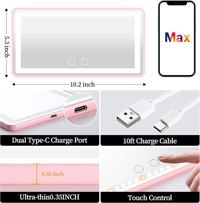 Car Sun Visor Vanity Mirror - Image 4