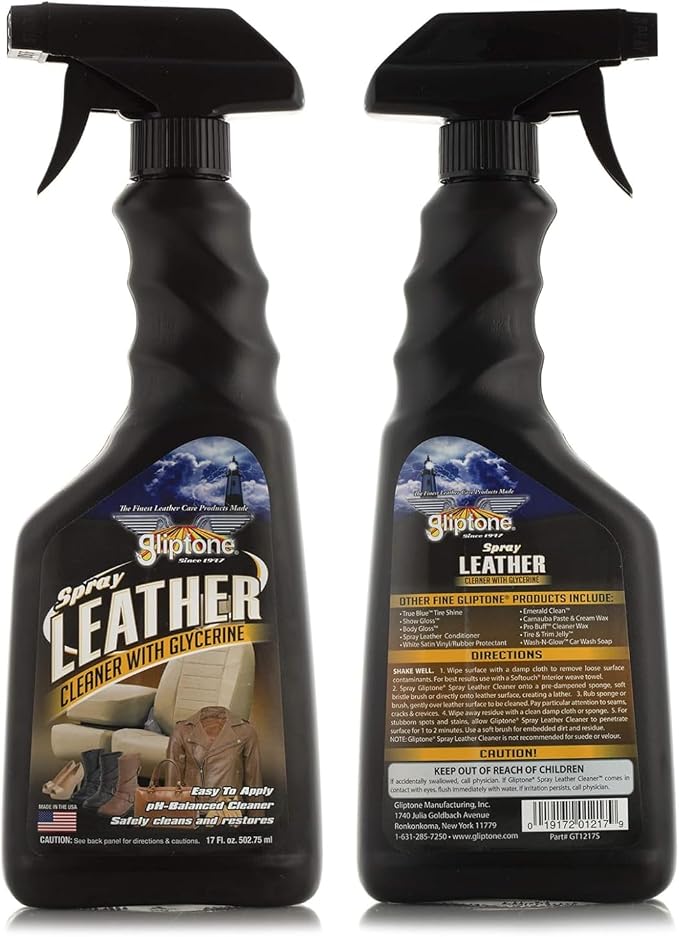 Spray Leather Cleaner with Glycerine Spray, pH Balanced, Safely Cleans and - Image 7