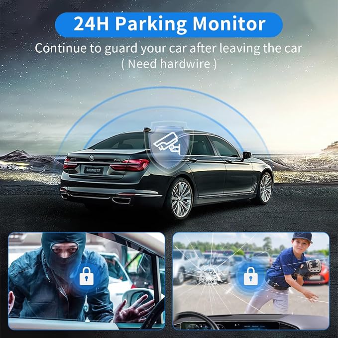 4 Channel Dash Cam Front and Rear, 360°Dash Camera - Image 8