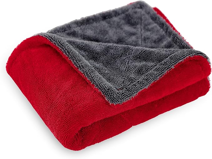 LIVOS Extra Large Car Drying Towel, Twisted Terry Microfiber Towels by LIVOS