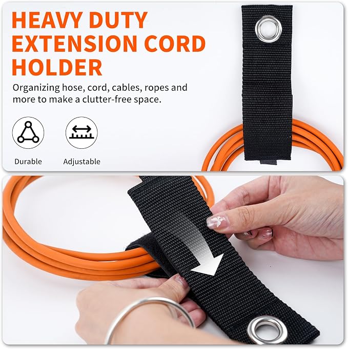 14 Pack Garage Hooks, Utility Wall Mount Garage Hooks Heavy Duty - Image 7