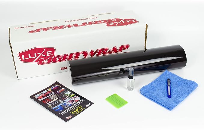 Luxe LightWrap Dark Smoke Universal Headlight Tint Light Tail Kit - Image 4