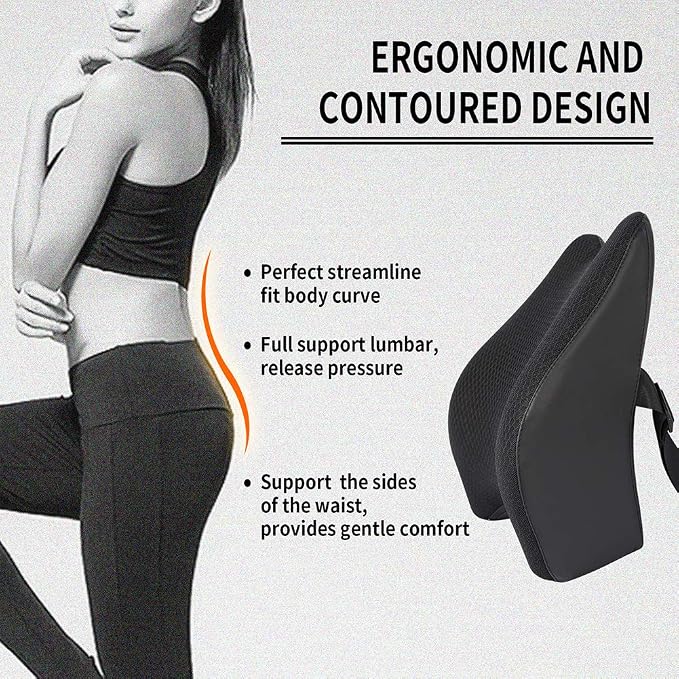 Memory Foam Lumbar Support Pillow - Image 3