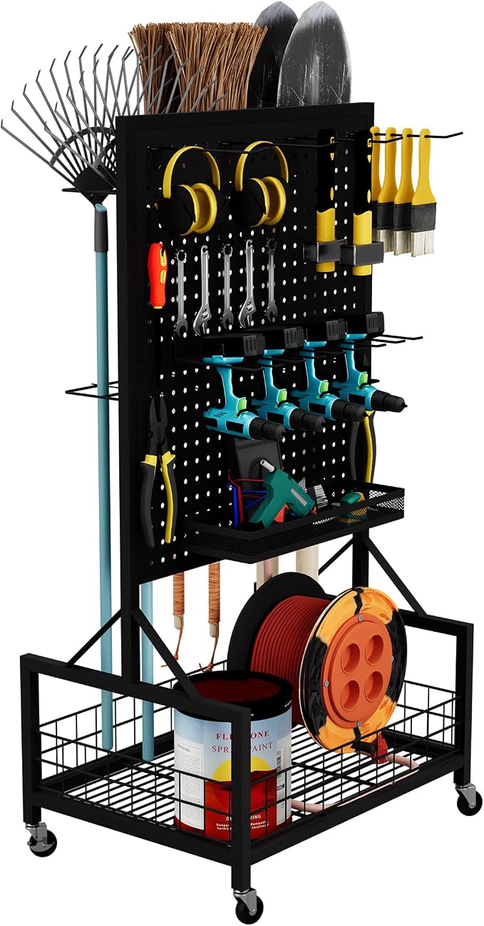 All-in-One Garage Storage Cart by Unknown