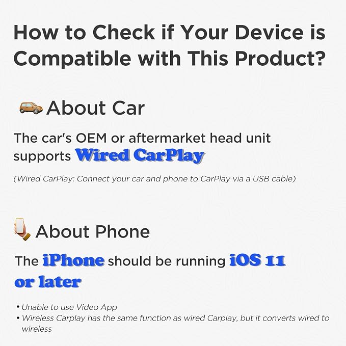 Wireless Carplay Adapter Small Car Play Dongle Mini CarPlay Wireless Adapter - Image 7