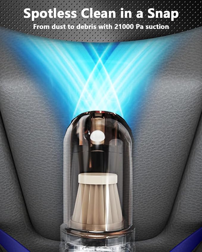 BENJEN Portable Vacuum Cleaner for Car, Cordless Handheld Car Vacuum 16000PA - Image 7
