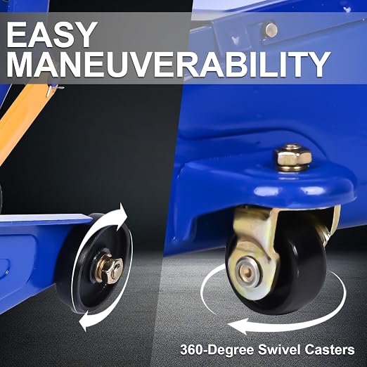 Hydraulic Floor Jack, 2 Ton Portable Car Jack Lift - Image 2