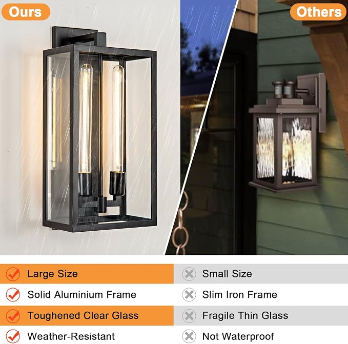 Outdoor House Lights Wall Mount, Front Door, House Garage - Image 5