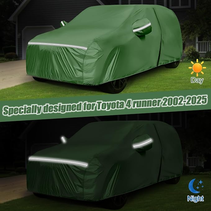 BOSSTONE Car Cover Custom Fit for Toyota 4runner 2002-2025, Waterproof All - Image 7
