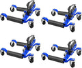 4 Pcs Car Wheel Dolly, 1500LBS Capacity Trailer Dolly by GarveeTech