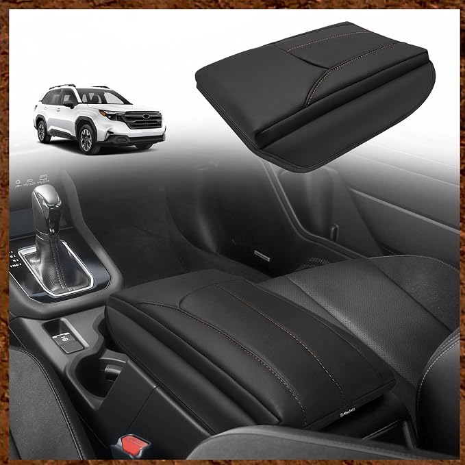 Muslogy Center Console Cover 1-Inch Extra Thick Armrest Pad Compatible by Muslogy